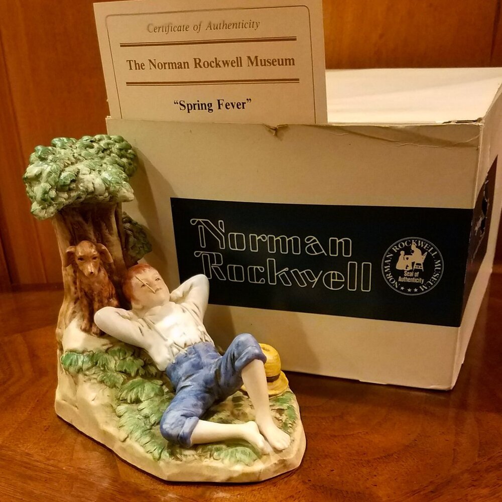 Norman Rockwell "Spring Fever" Figurine